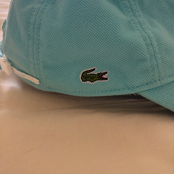 Lacoste Izod  Aqua Blue Baseball Cap - Picture 4 of 9